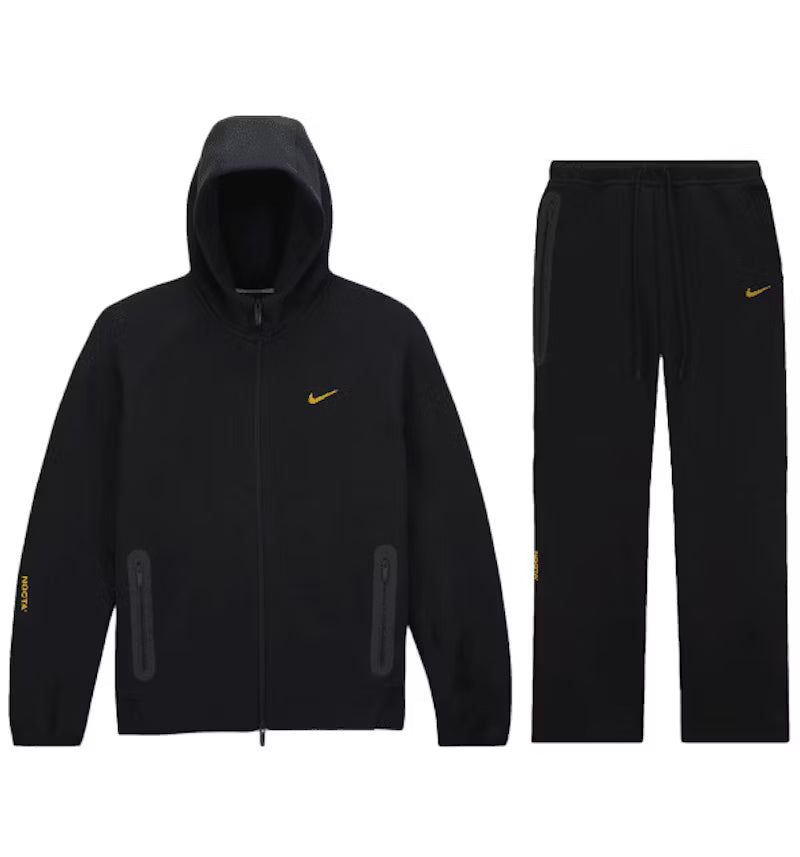 Black Nocta Nike Tech Full Set Tracksuit